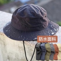 防水漁夫帽好攜帶透氣登山帽 